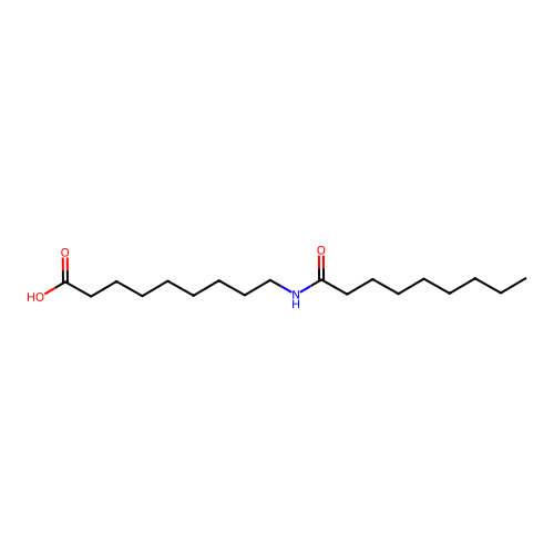 9-(nonanoylamino)nonanoic Acid structure