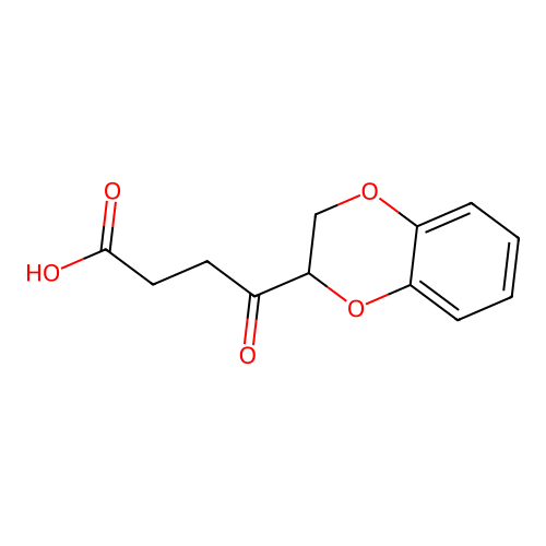 4-(2,3-Dihydro-1,4-benzodioxin-2-YL)-4-oxobutanoic acid structure