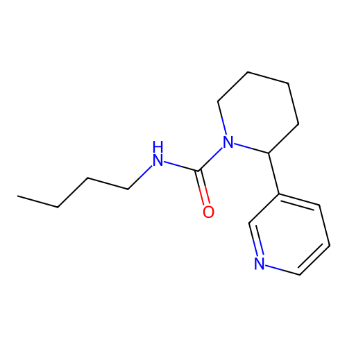 N-Butyl-2-(pyridin-3-YL)piperidine-1-carboxamide structure
