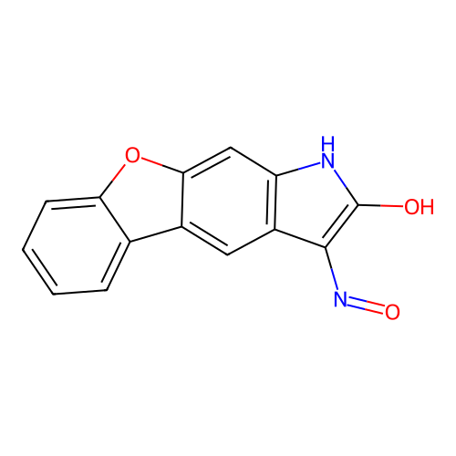 (Z)-3-(hydroxyimino)-1H-benzofuro[3,2-f]indol-2(3H)-one structure