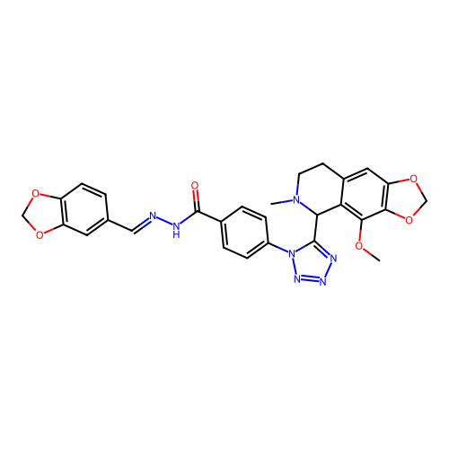 C28H25N7O6 structure
