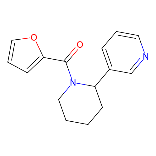 Furan-2-yl(2-(pyridin-3-yl)piperidin-1-yl)methanone structure