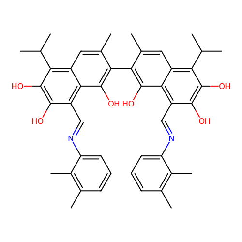 C46H48N2O6 structure
