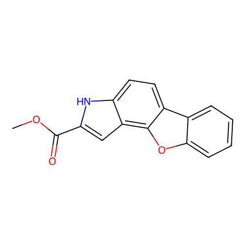 methyl 3H-[1]benzofuro[2,3-e]indole-2-carboxylate structure