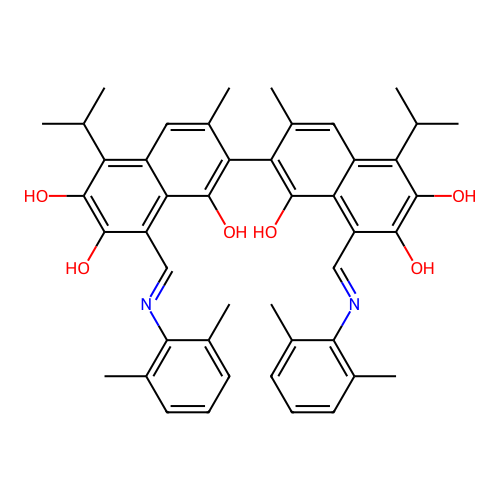 C46H48N2O6 structure