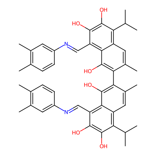 C46H48N2O6 structure