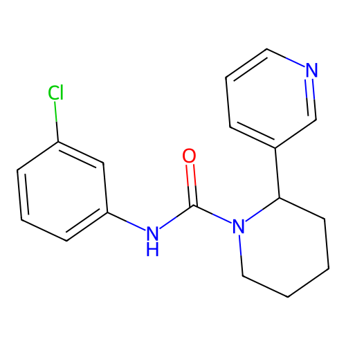 N-(3-Chlorophenyl)-2-(pyridin-3-YL)piperidine-1-carboxamide structure