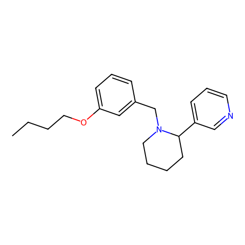 3-(1-(3-Butoxybenzyl)piperidin-2-yl)pyridine structure
