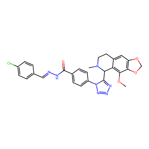 C27H24ClN7O4 structure