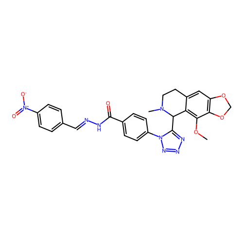 C27H24N8O6 structure