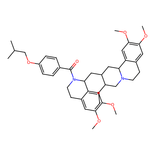 [4-(2-Methylpropoxy)phenyl](6',7',10,11-tetramethoxyemetan-2'-yl)methanone structure