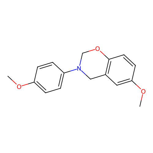 6-Methoxy-3-(4-methoxyphenyl)-2,4-dihydro-1,3-benzoxazine structure