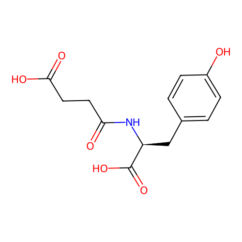 N-Succinyl-L-tyrosine structure