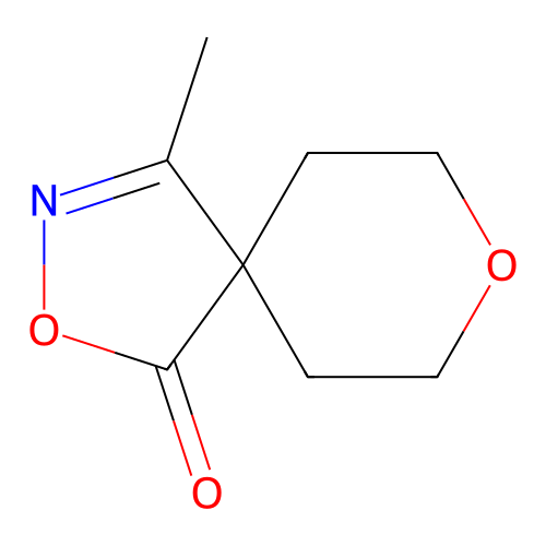 4-Methyl-2,8-dioxa-3-azaspiro[4.5]dec-3-en-1-one structure
