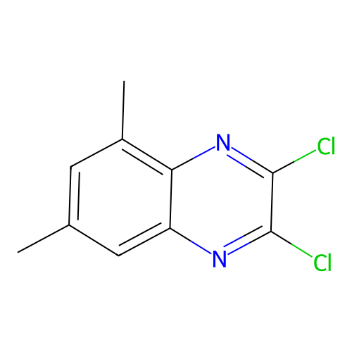 2,3-Dichloro-5,7-dimethylquinoxaline structure