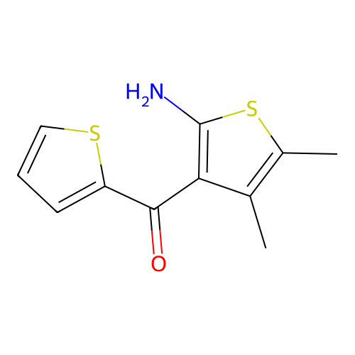 (2-Amino-4,5-dimethylthiophen-3-yl)(thiophen-2-yl)methanone structure
