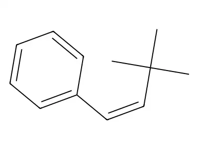cis-1-Phenyl-3,3-dimethyl-but-1-ene structure