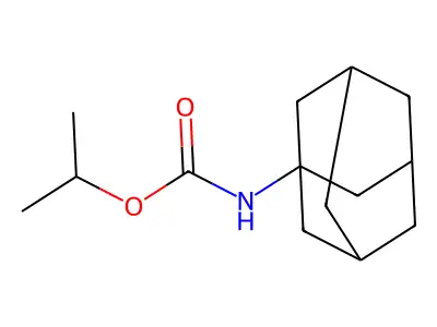 Isopropyl (3s,5s,7s)-adamantan-1-ylcarbamate structure