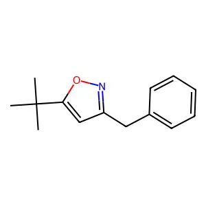 3-Benzyl-5-tert-butyl-1,2-oxazole structure