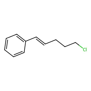 Benzene, [(1Z)-5-chloro-1-pentenyl]- structure