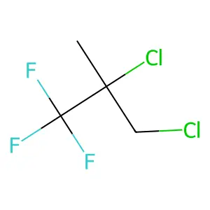 2,3-Dichloro-1,1,1-trifluoro-2-methylpropane structure