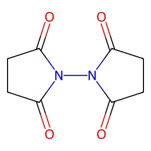 N,N'-联丁二酰亚胺 structure
