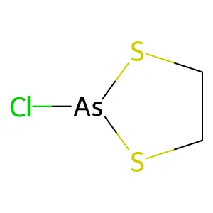 乙二硫基氯化砷 structure