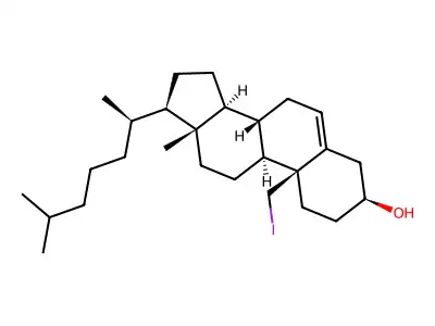 19-碘胆固醇 structure