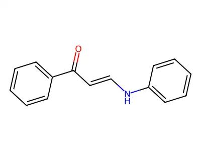 2-Propen-1-one, 1-phenyl-3-(phenylamino)- structure