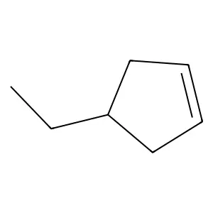 4-Ethylcyclopentene structure