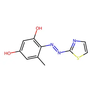 4-(2-Thiazolylazo)orcinol structure