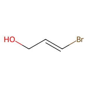 (2Z)-3-bromoprop-2-en-1-ol structure