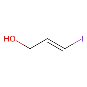 (E)-3-iodoprop-2-en-1-ol structure
