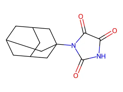 1-(1-Adamantyl)imidazolidine-2,4,5-trione structure