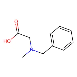 N-benzyl-N-methylglycine structure