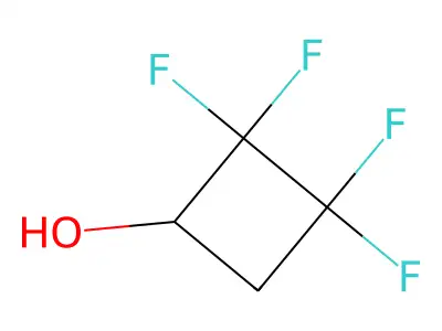 2,2,3,3-Tetrafluorocyclobutan-1-ol structure