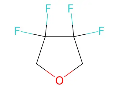 3,3,4,4-Tetrafluorotetrahydrofuran structure