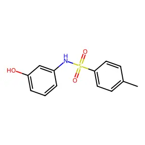 N-(间羟苯基)对甲苯磺酰胺 structure