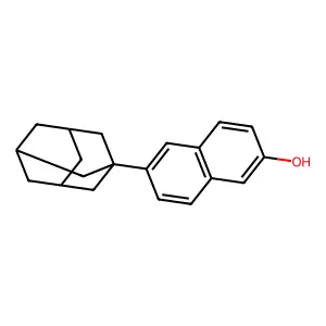 6-(1-Adamantyl)-2-naphthol structure