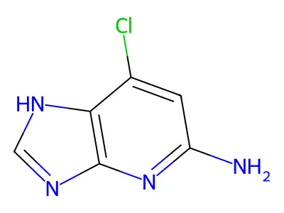 7-chloro-1H-imidazo[4,5-b]pyridin-5-amine structure