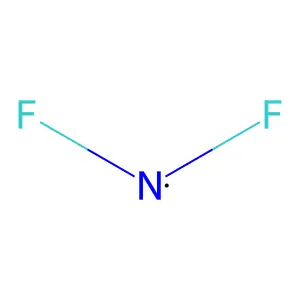 二氟化氮 structure
