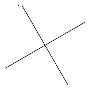 Neopentyl radical structure