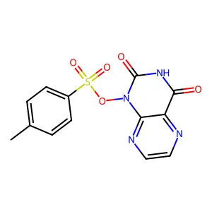 Bis(2-methylphenyl)(5-nitropyridin-2-yl)phosphoramidate structure