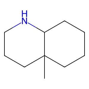 4a-Methyl-decahydroquinoline structure