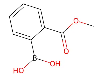 2-(Methoxycarbonyl)benzeneboronic acid structure