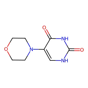 5-(Morpholin-4-yl)-1,2,3,4-tetrahydropyrimidine-2,4-dione structure