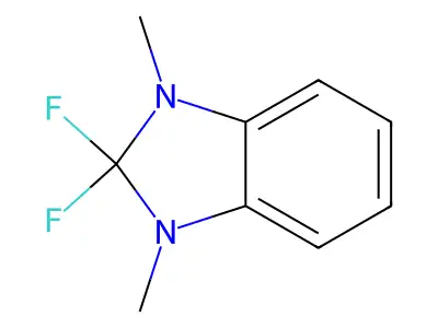 2,2-Difluoro-1,3-dimethylbenzimidazole structure