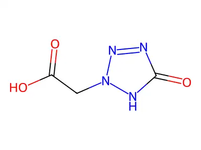 2-(5-oxo-2,5-dihydro-1H-1,2,3,4-tetrazol-2-yl)acetic acid structure