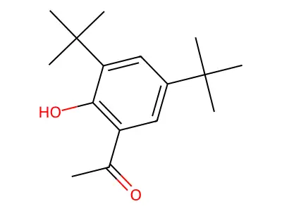 1-[3,5-Di(tert-butyl)-2-hydroxyphenyl]ethan-1-one structure