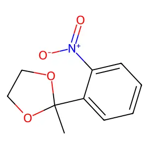 2-Methyl-2-(2-nitrophenyl)-1,3-dioxolane structure